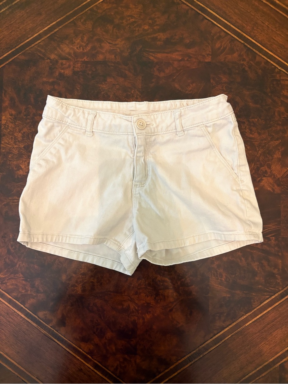 Classic White Teen Shorts